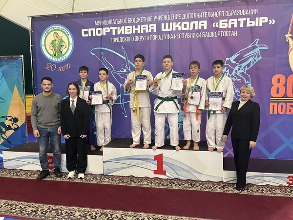 Шесть медалей у дзюдоистов Центра единоборств «Дёма» на Первенстве города Уфы
