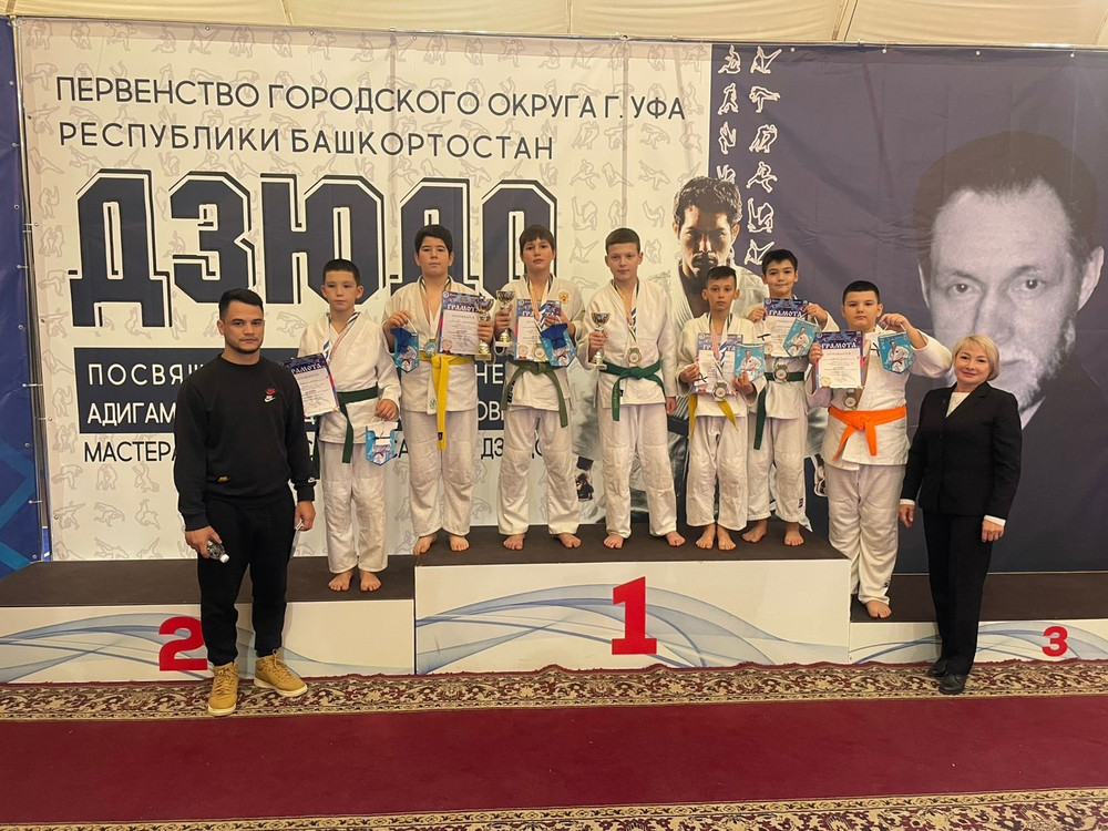 Десять медалей у дзюдоистов на Первенстве города Уфы